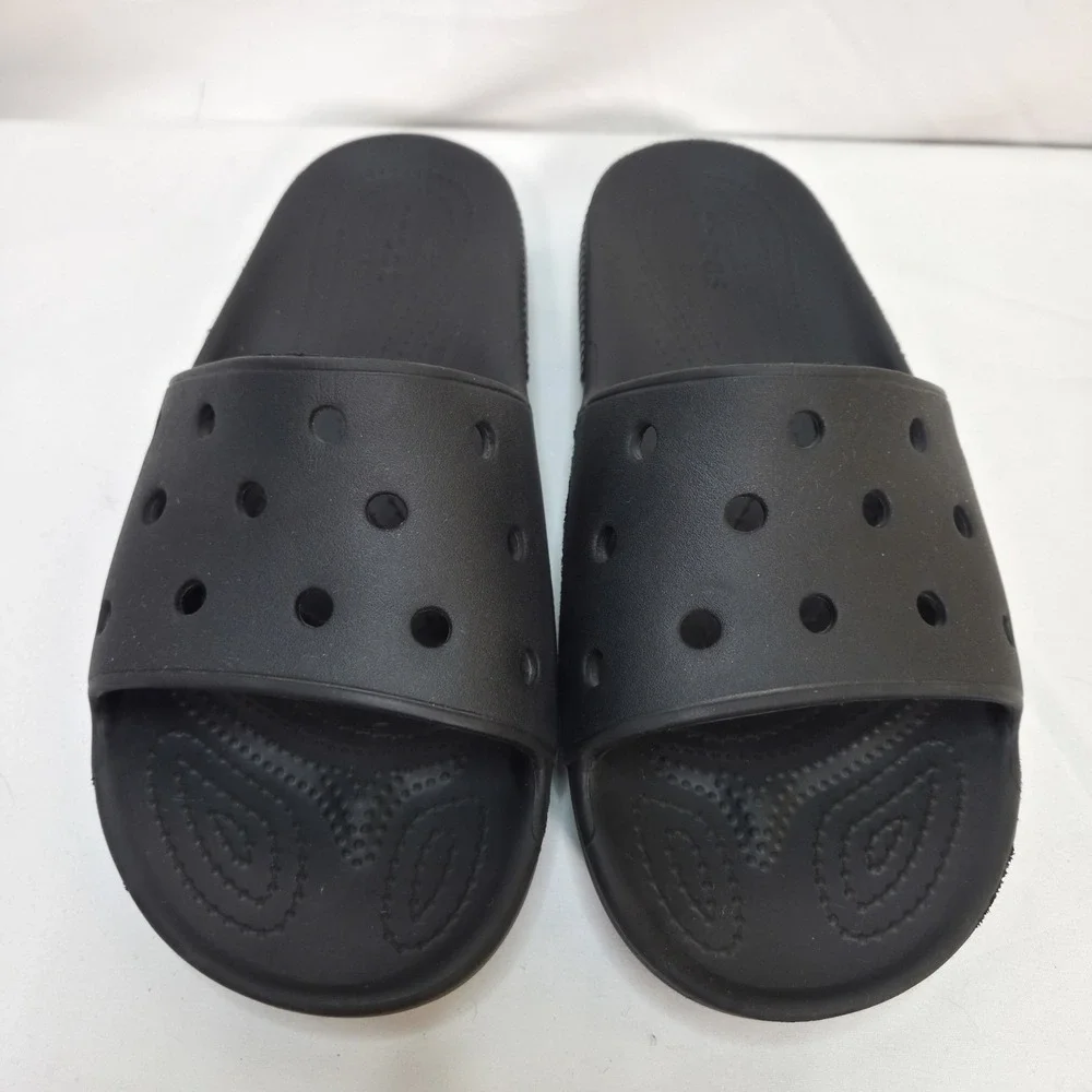 Crocs Original Classic Iconic Comfort Slides Sandals Unisex Adults Black M9 W11